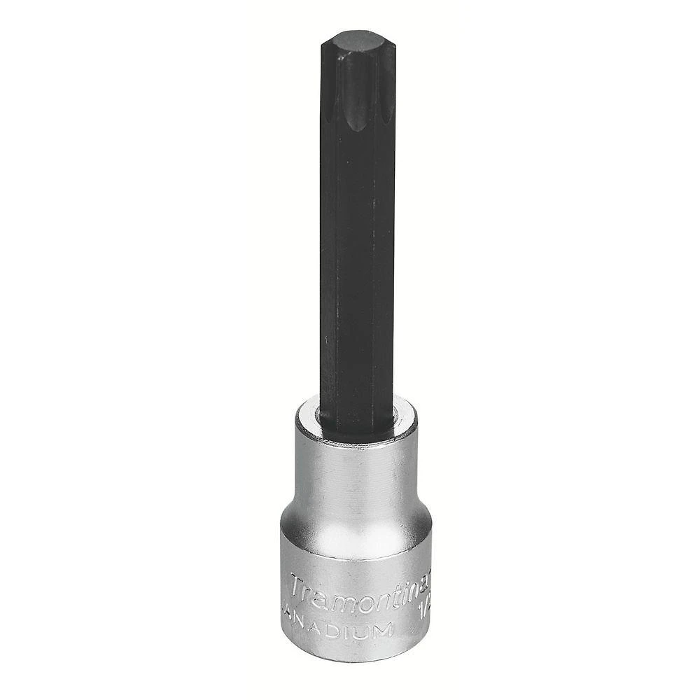 Soquete Longo 1-2'' T55 Ponta Trafix Encaixe Profissional Aço Cromo Vanádio Tramontina