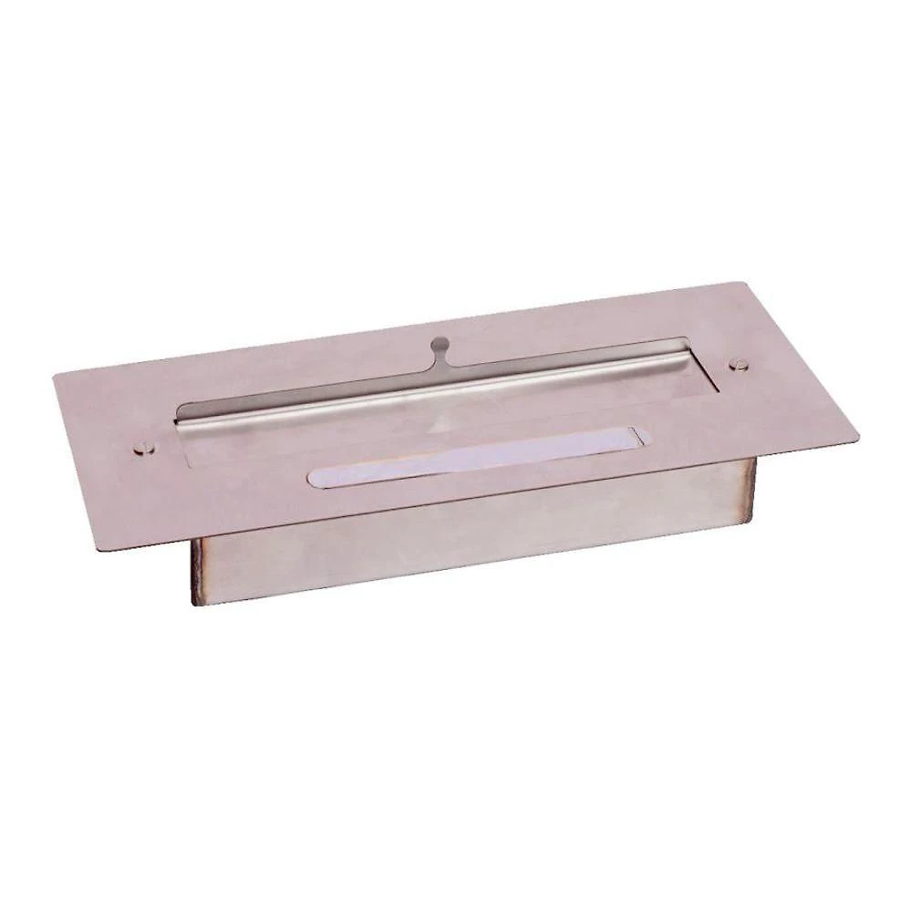 Queimador Lareira Ecológica de Embutir Aço Inox 304 Portátil Metalmig