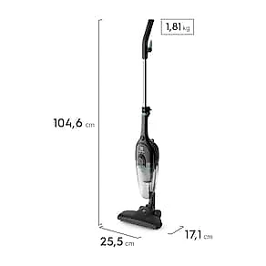 Aspirador de Pó Vertical 2 em 1 Electrolux STK12 Carbon 1100W Preto 110V