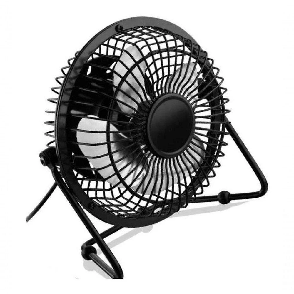 Mini Ventilador Usb Portátil De Mesa Silencioso Articulável - Compacto E Prático