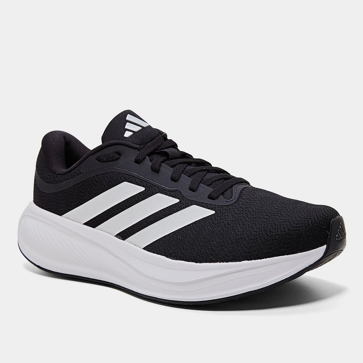 Miniatura Tênis Adidas Response Runner 2 Preto+Branco - 34