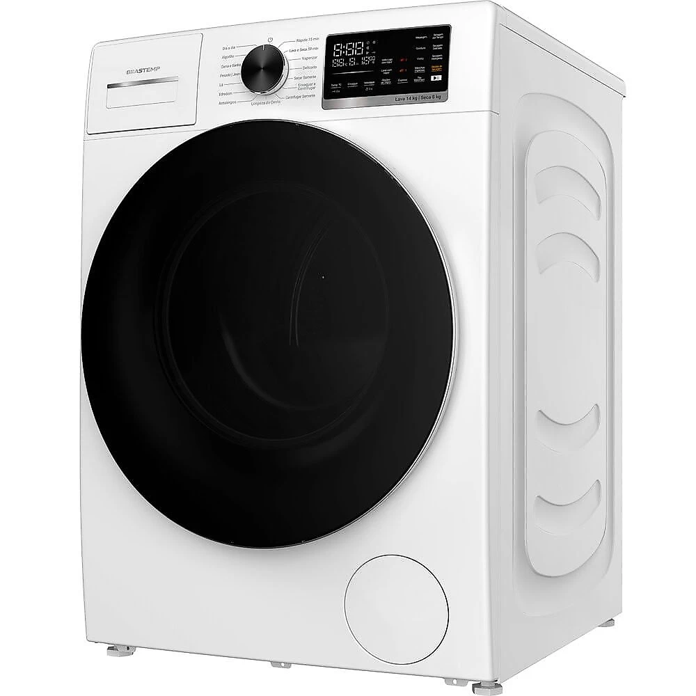 Lava e Seca Brastemp 14 kg/8 kg Lavagem e Secagem Inteligentes, Branca BNO14AB Branco - 110V