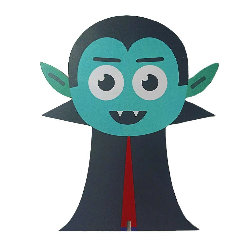 Enfeite De Mesa Vampiro Halloween Mdf - 22cm X 19cm
