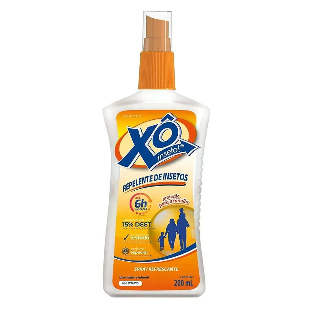 Repelente Xô Inseto 15% Deet Spray 200ml
