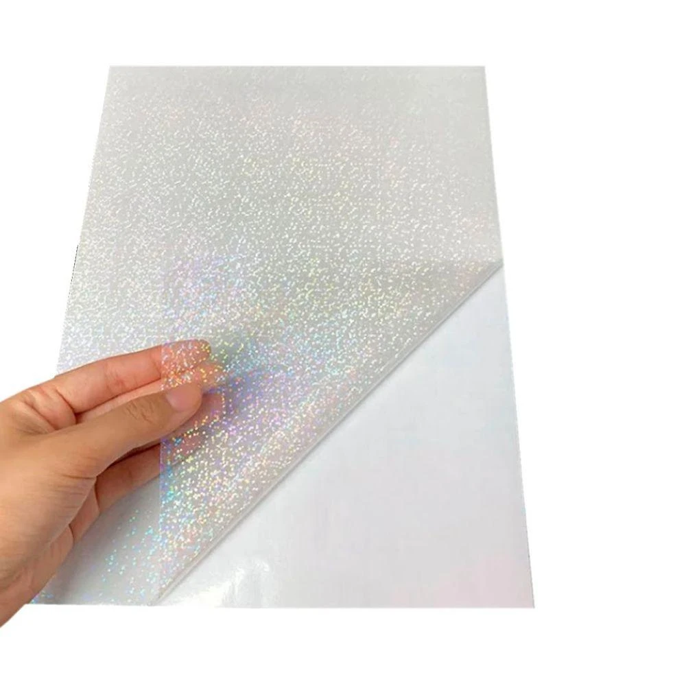 Papel Adesivo Holográfico Motivate Vinil Dotz Pontinhos A4 50 Folhas