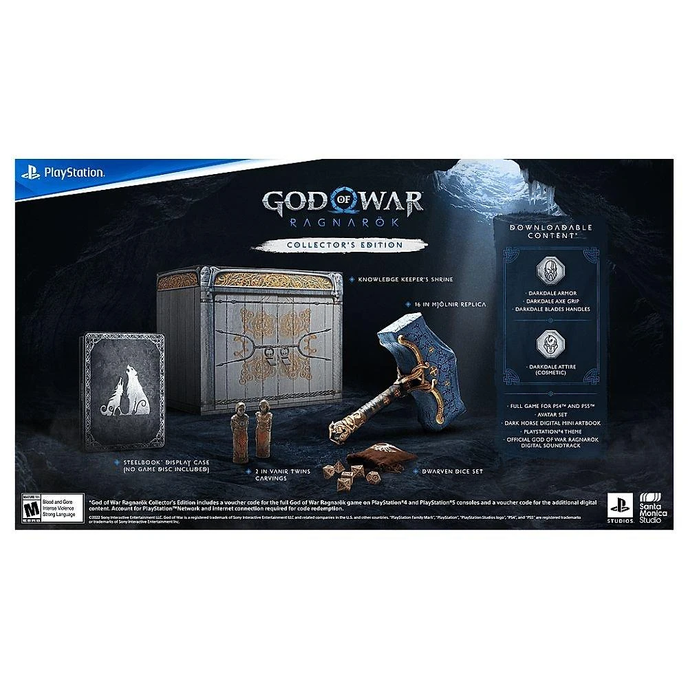 Miniatura Jogo God of War Ragnarok Collectors Edition - PS4 e PS5