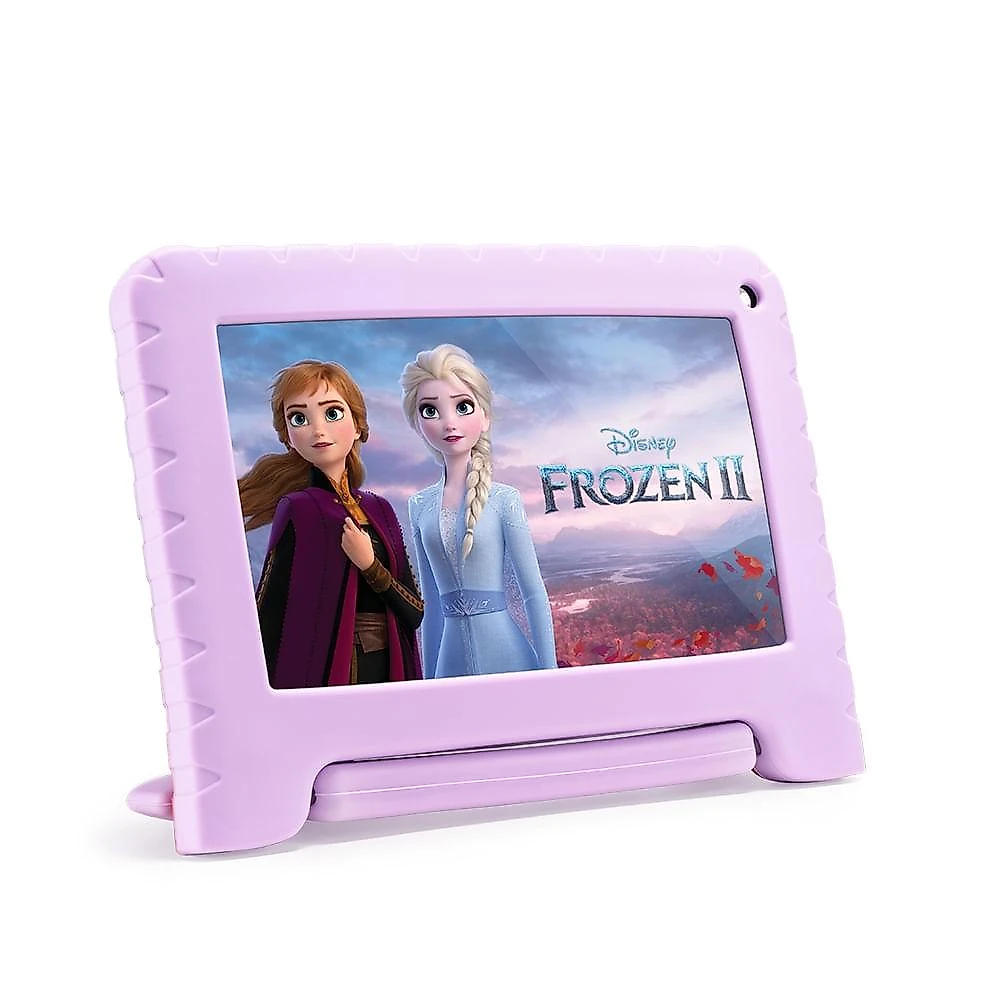 Tablet infantil frozen ii 4gb ram + 64gb + tela 7 pol + case + wi-fi + android 13 +  quad core multi - nb416out [reembalado]