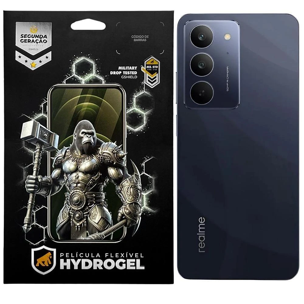 Película Traseira Hydrogel HD Gshield Realme C75x Transparente