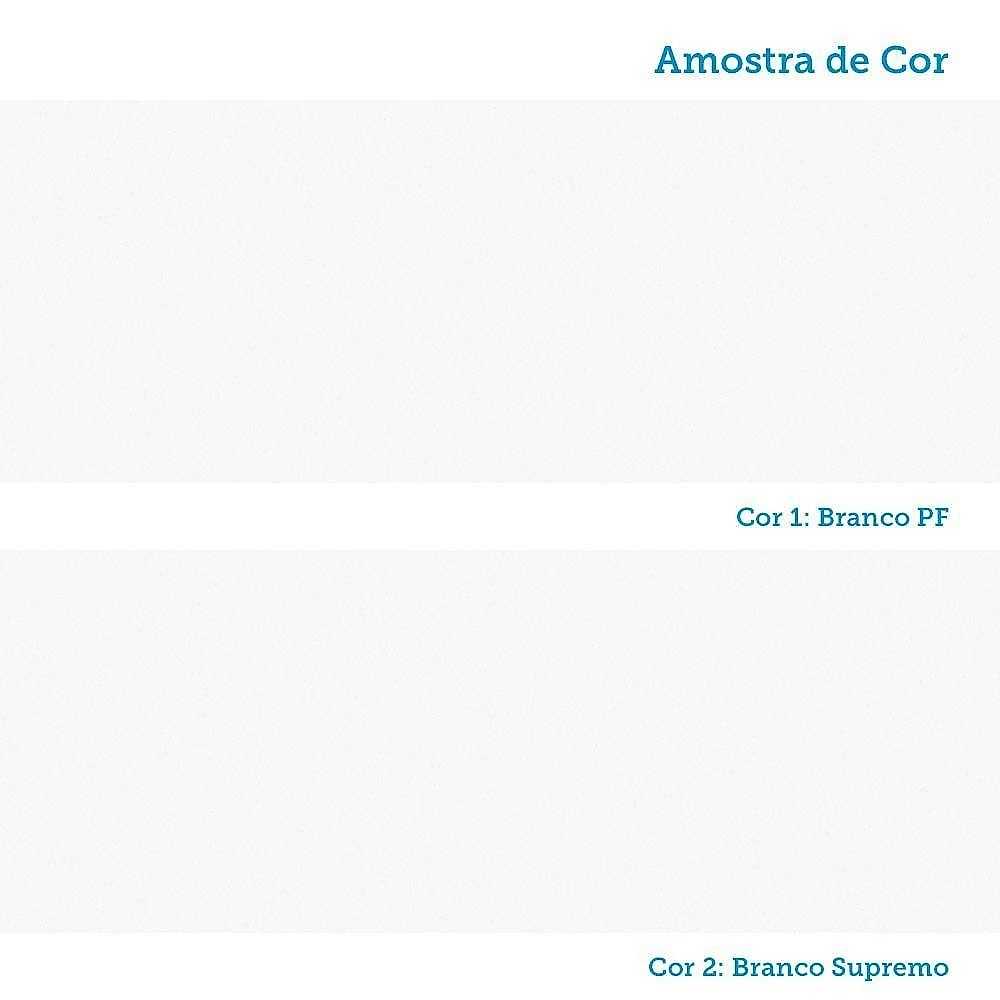 Armário Aéreo 70cm 1 Porta Basculante Dora Luciane Móveis Branco/branco Supremo