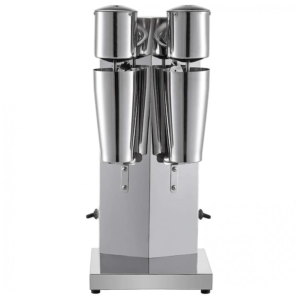 Mixer de Milkshake VEVOR Dupla Cabeça Inox 800ml 2 Velocidades 180W 110V