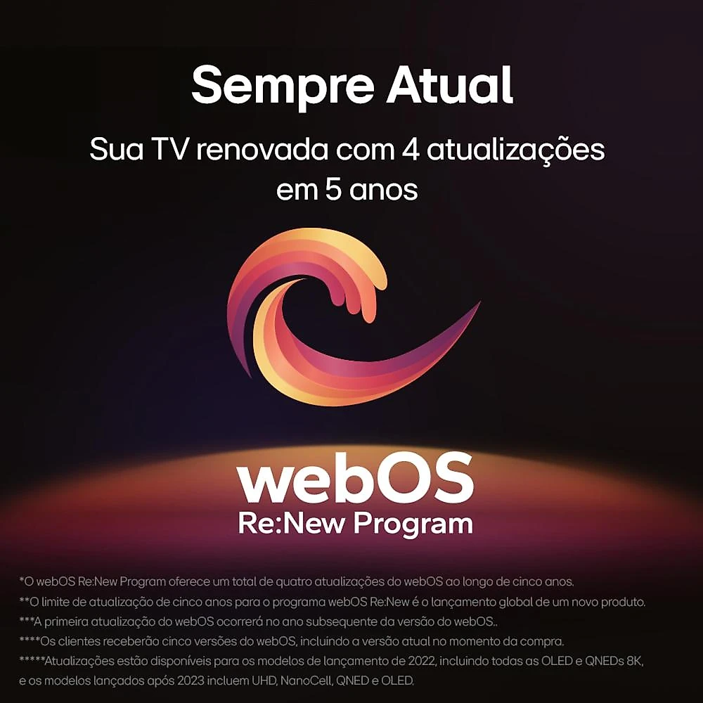 Smart tv 98" 4k lg 98ut9050psa webos 24 webos 25 processador a8 smart magic