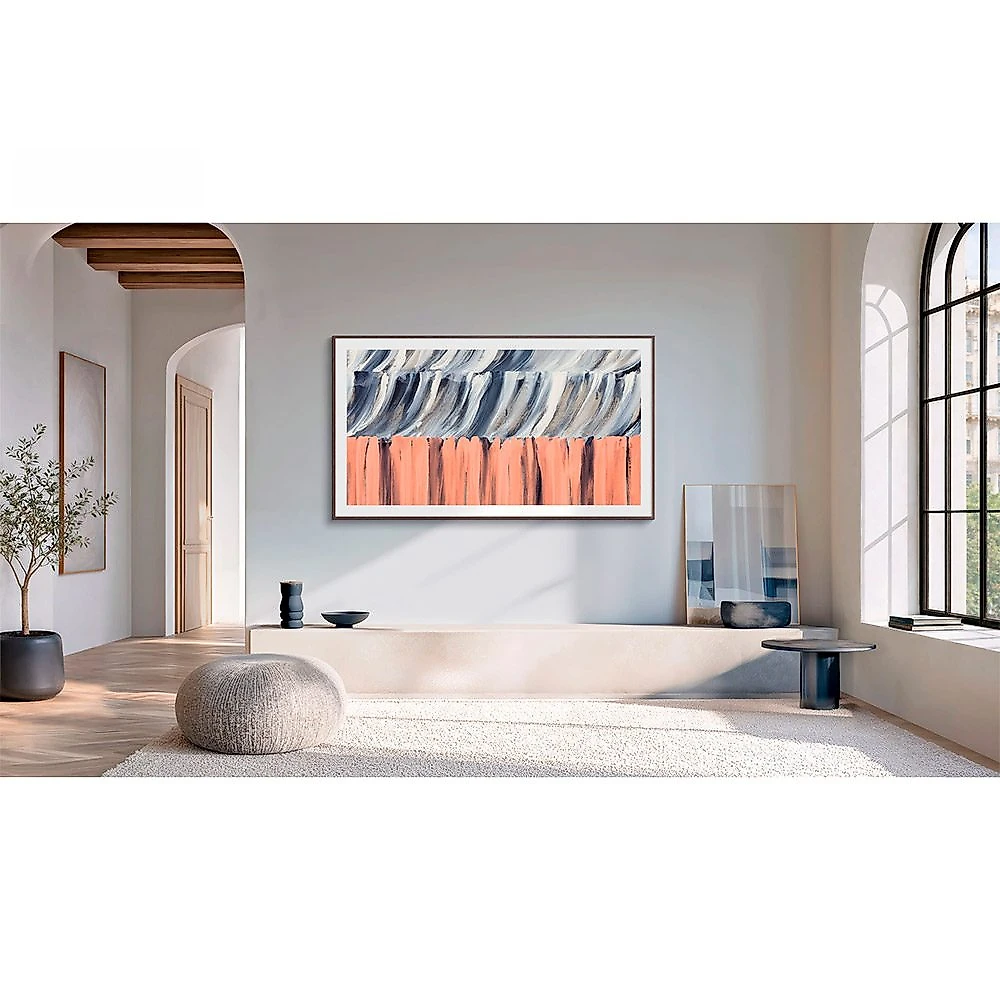 Smart TV Samsung 55" Polegadas The Frame 4K LS03H 2026, Dolby Atmos e com Alexa Integrada Bivolt