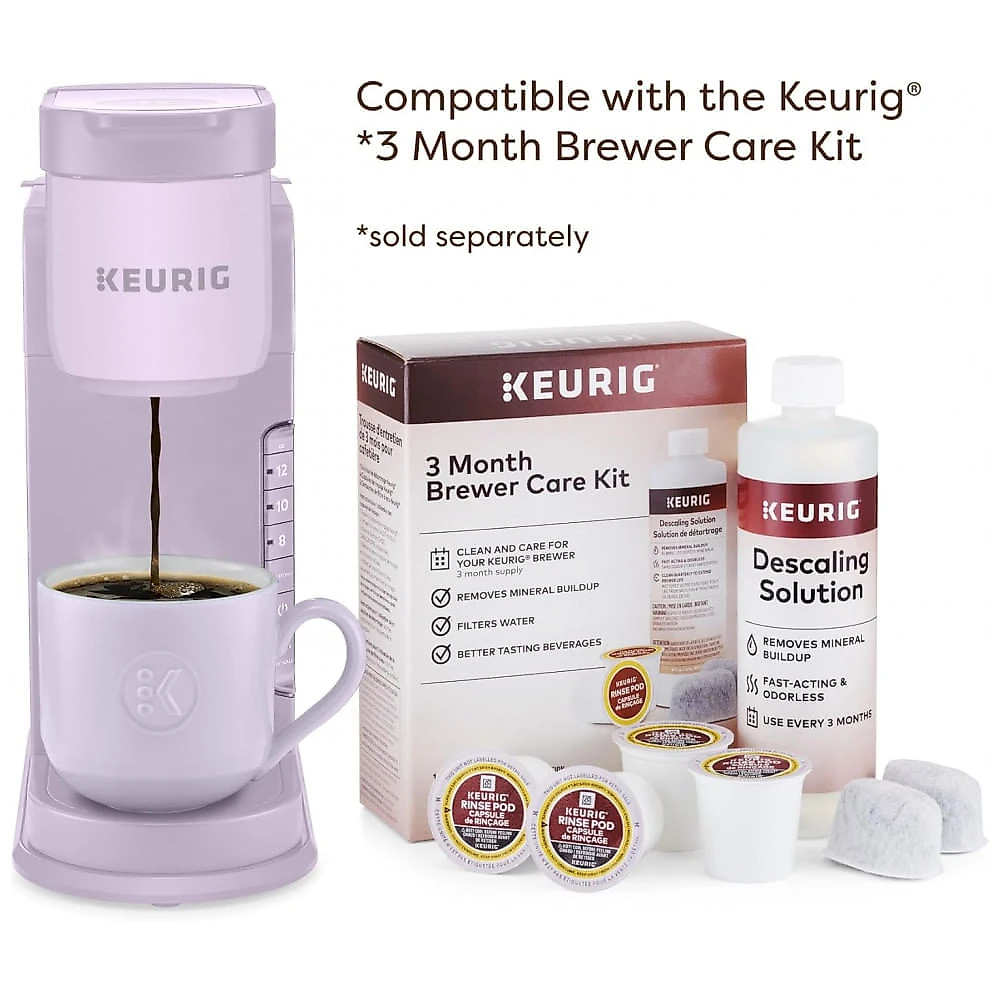 Cafeteira de Cápsulas Keurig KExpress Single Serve, 3 Tamanhos de Preparo, Botão Strong, Reservatório Removível de 42oz, Lavanda