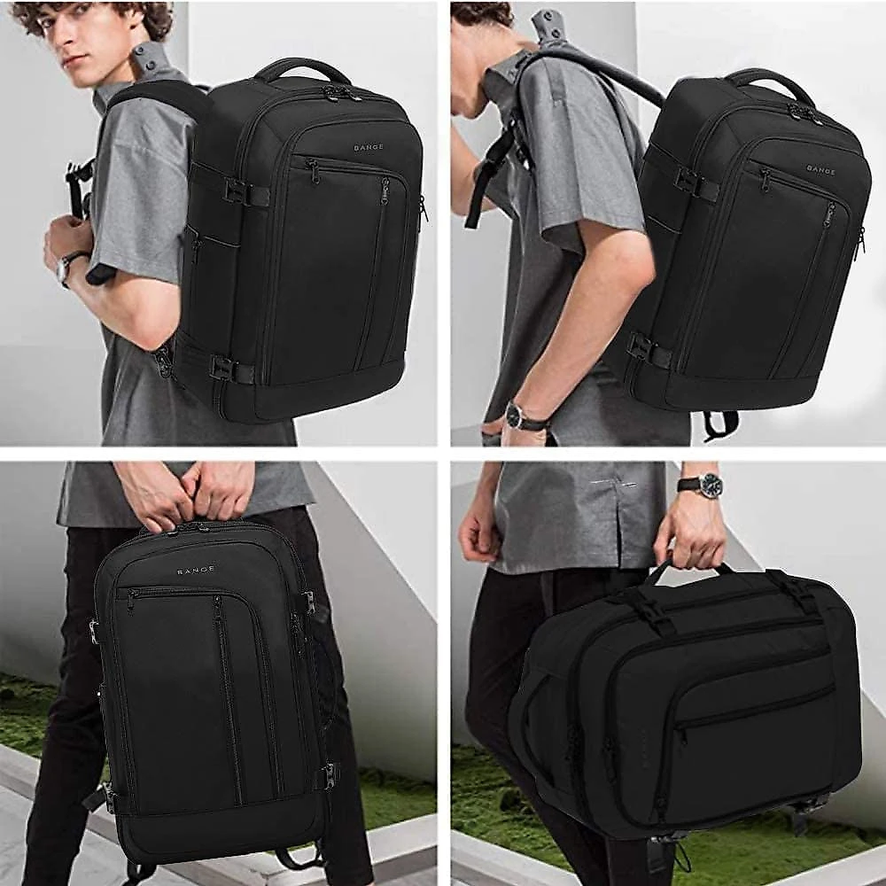 BANGE 1916 Mochila para Laptop 50 cm À prova DÁgua Preto