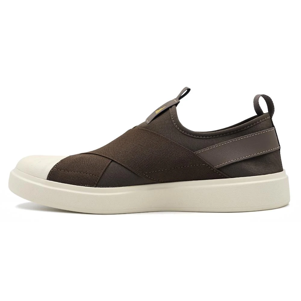 Miniatura Tênis Adidas Streettalk Slip On Feminino MARROM/BRANCO - 34