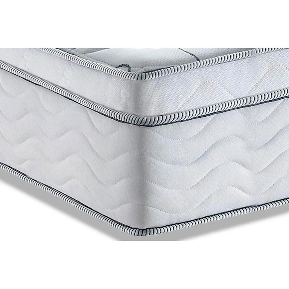 Cama Box Baú C/auxiliar Solteiro: Colchão Molas Ortobom Superpocket Freedom Visco + Base Crc Courano Branco(88x188)