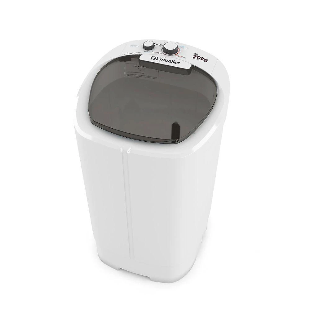 Tanquinho Mueller 20kg Big Branco Com Sistema De Drenagem 110V