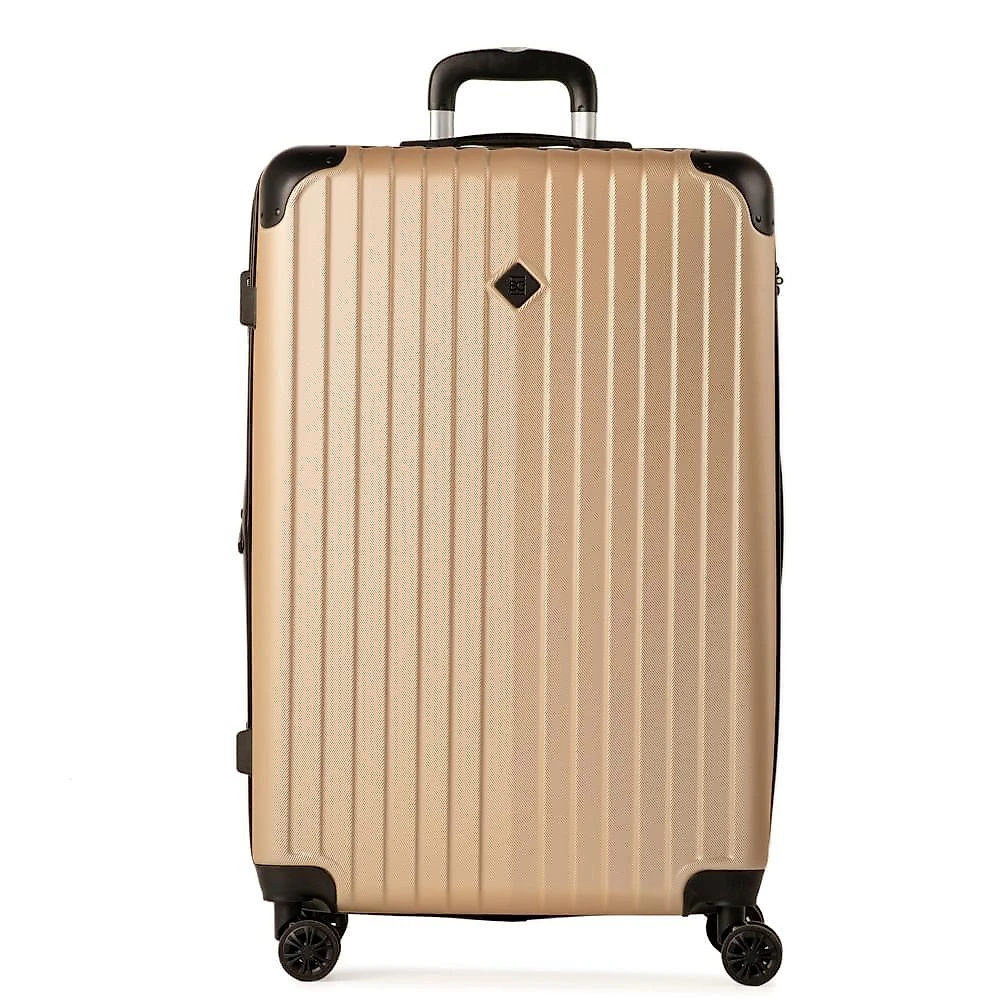 Mala de viagem grande 32kg abs 4 rodas turquia ii champagne g