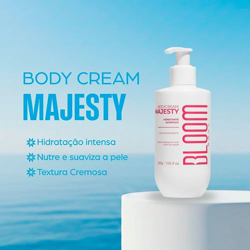 Bloom Body Majesty Body Cream - Desodorante Hidratante 200g