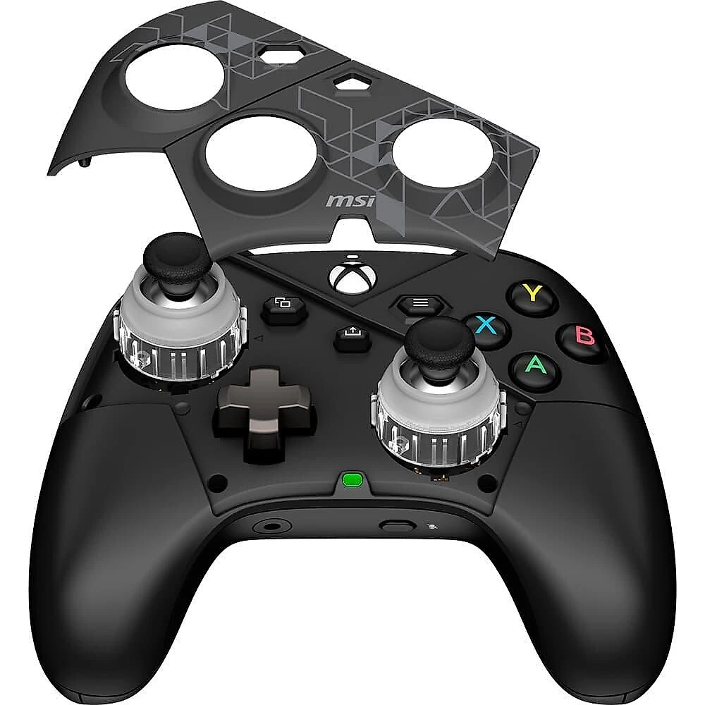 Controle Gamer Sem Fio MSI Force Pro, 2.4 GHz Wireless, Bluetooth, USB 2.0 Tipo-C, PC e Android, Preto - FORCEPROW