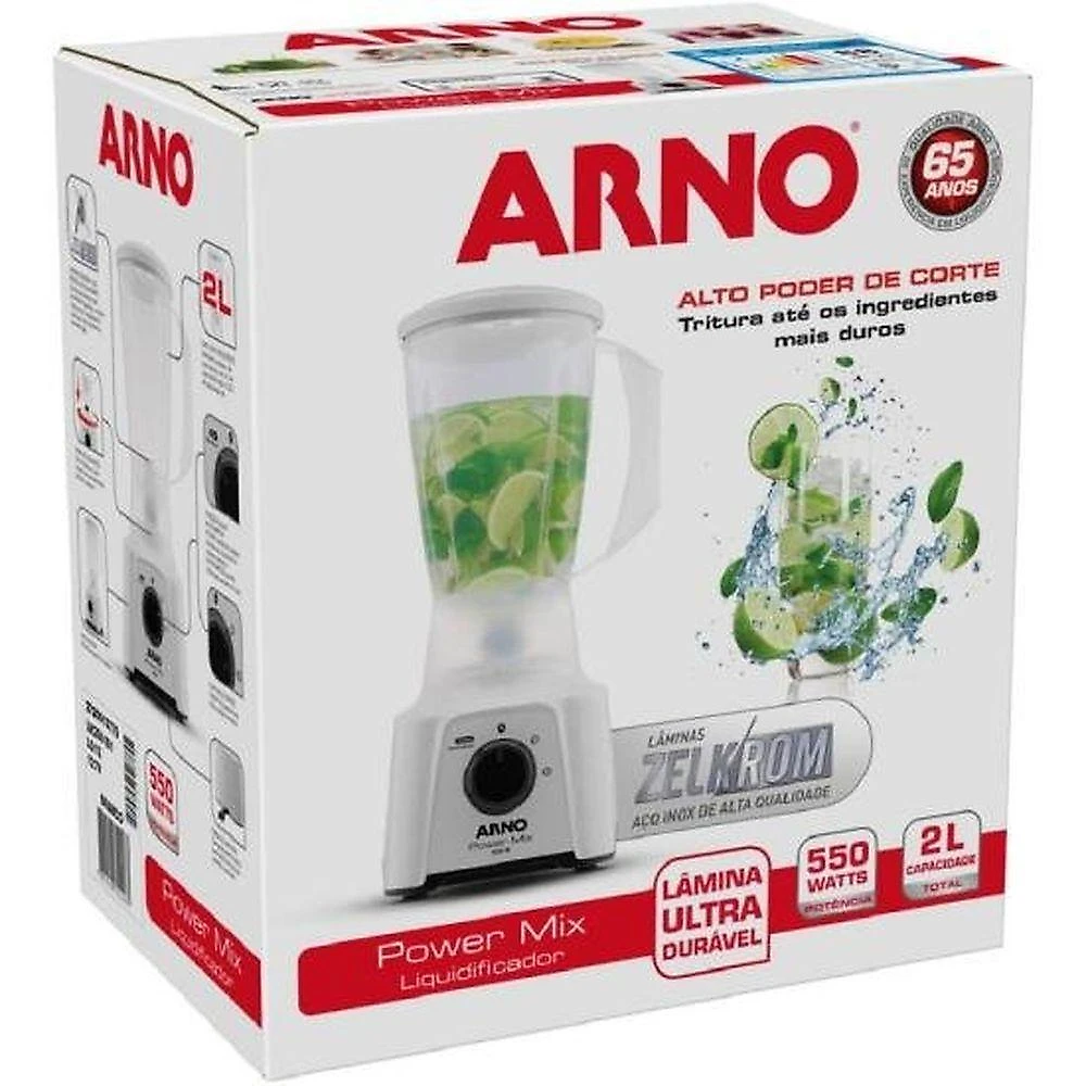 Liquidificador Arno Power Mix 550w Branco 110V