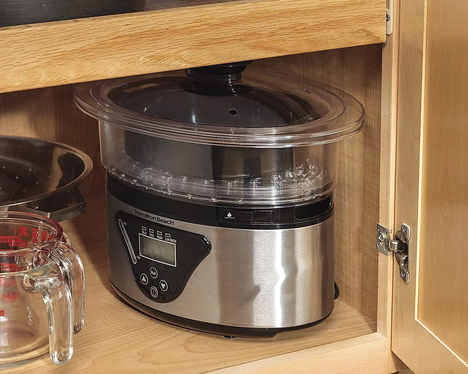 Hamilton Beach 37530A Digital Food Steamer 55 Quart Silver e Black
