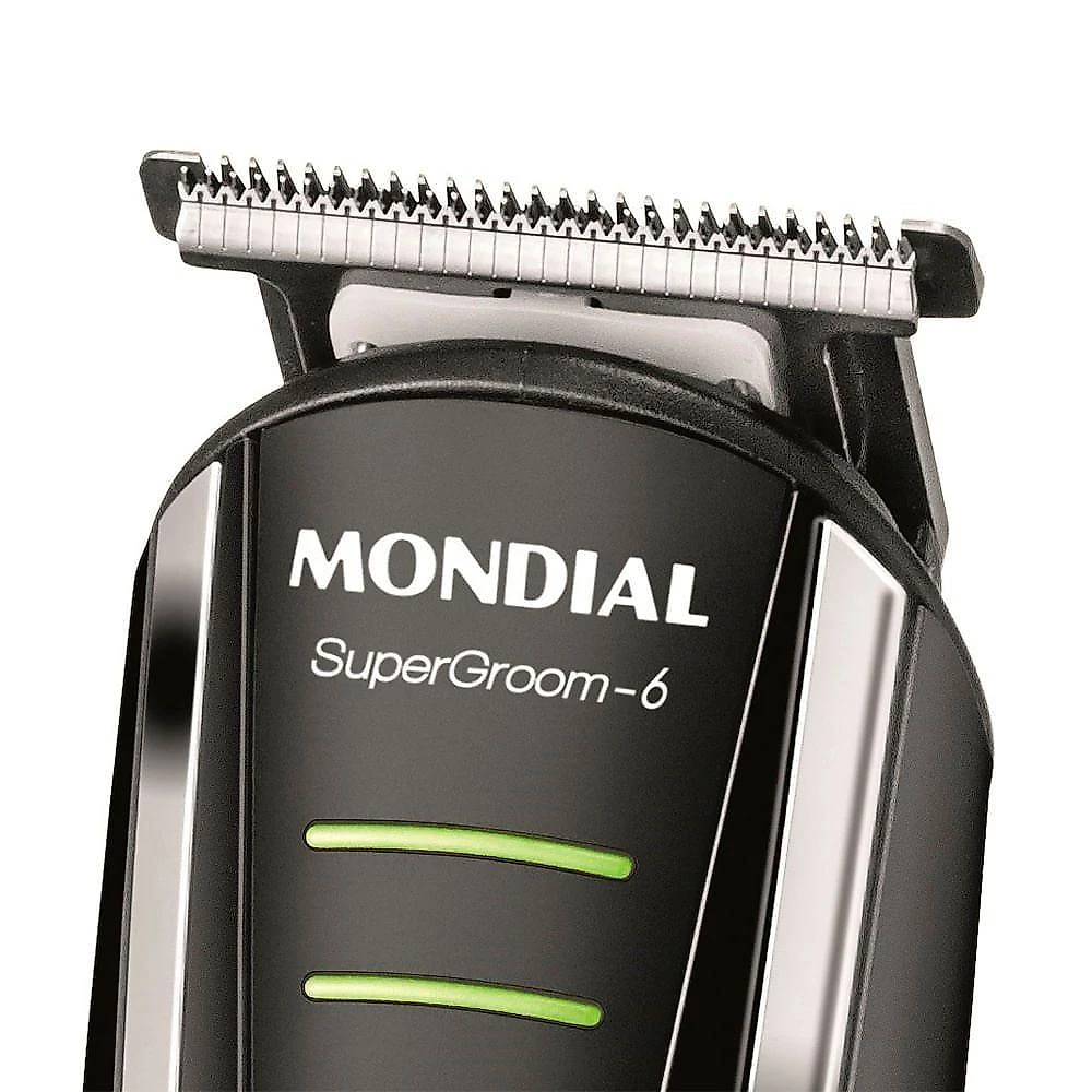 Aparador De Pelos Mondial 06 Bg-04 Body Groom-biv-preto Bivolt