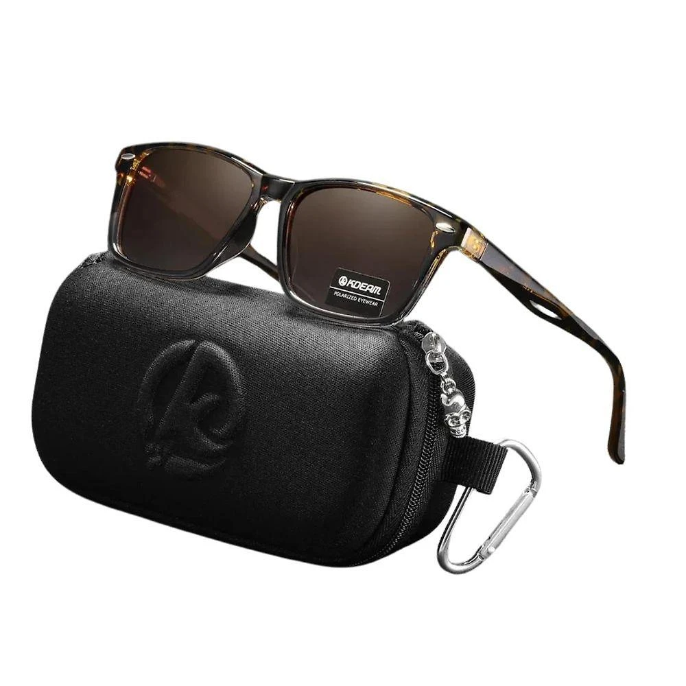 Óculos Polarizados Combinados Para Homens E Mulheres Kd398 Marrom