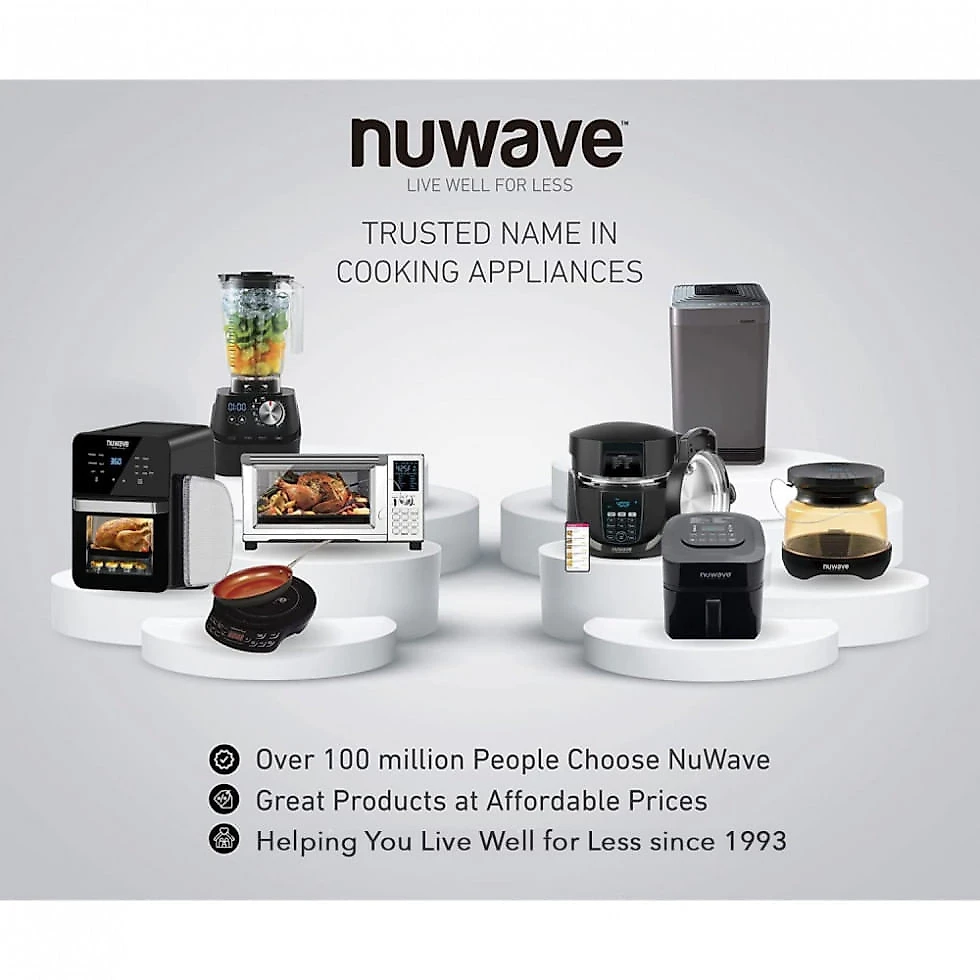 Purificador de Ar com Função Automática Monitora a Qualidade do Ar, Área até 250 m2 e Controle por APP, Nuwave, Preto