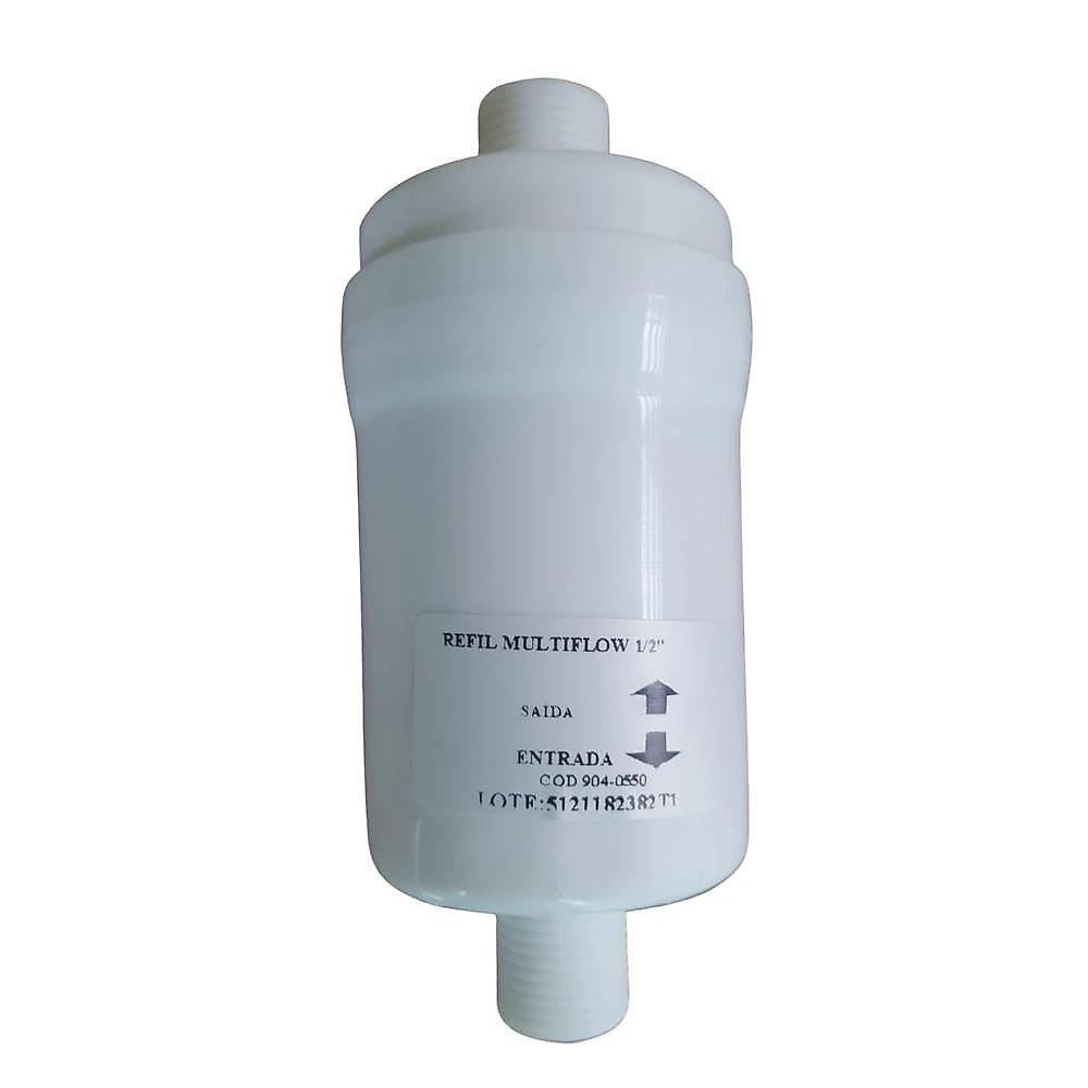 Refil para Filtro Multiflow Hidrofiltros P- Bebedouro Geladeira Purificador Carvão Ativado 1-2 Pol