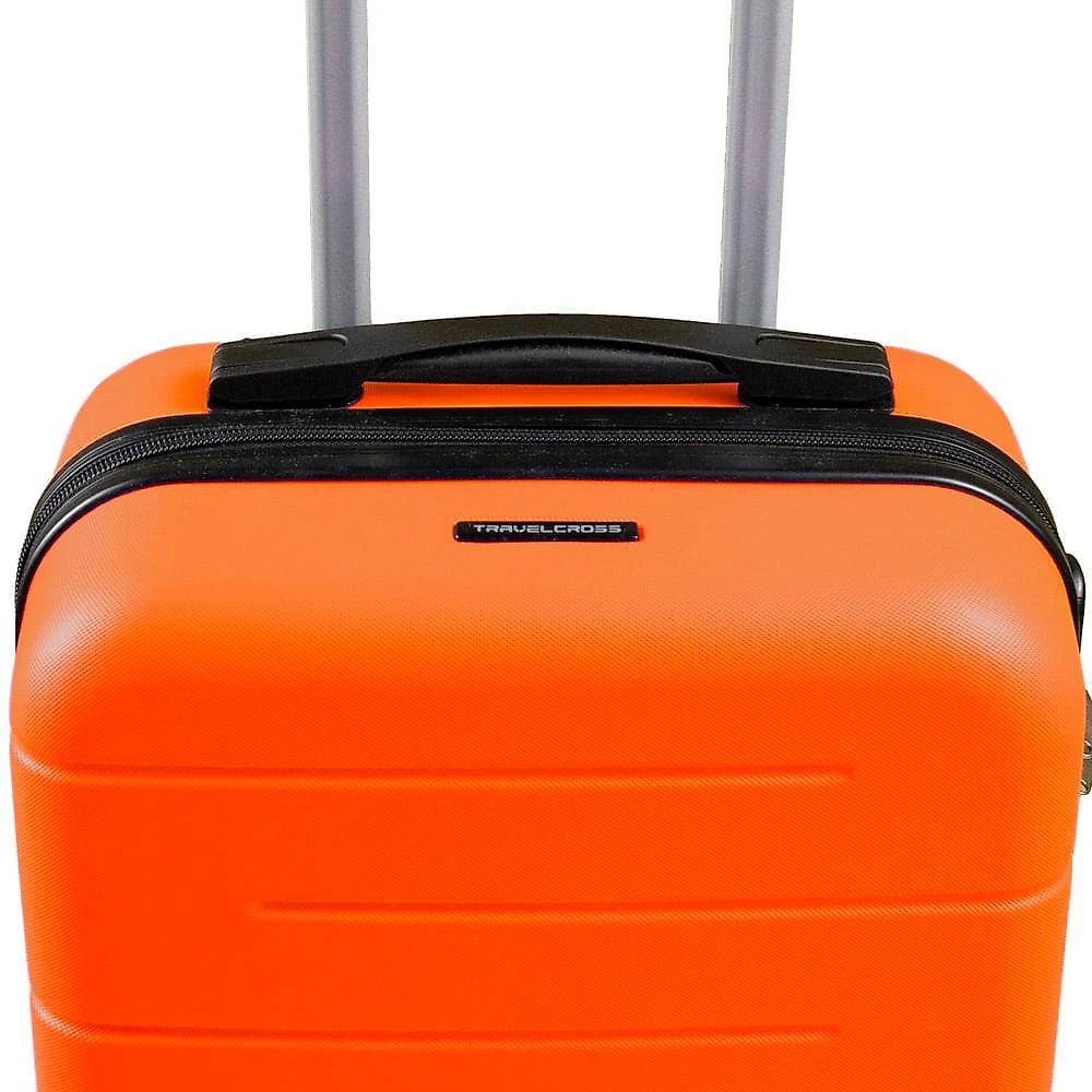 Mala de bordo pp 8 kg abs 4 rodas 18,5" downtown laranja