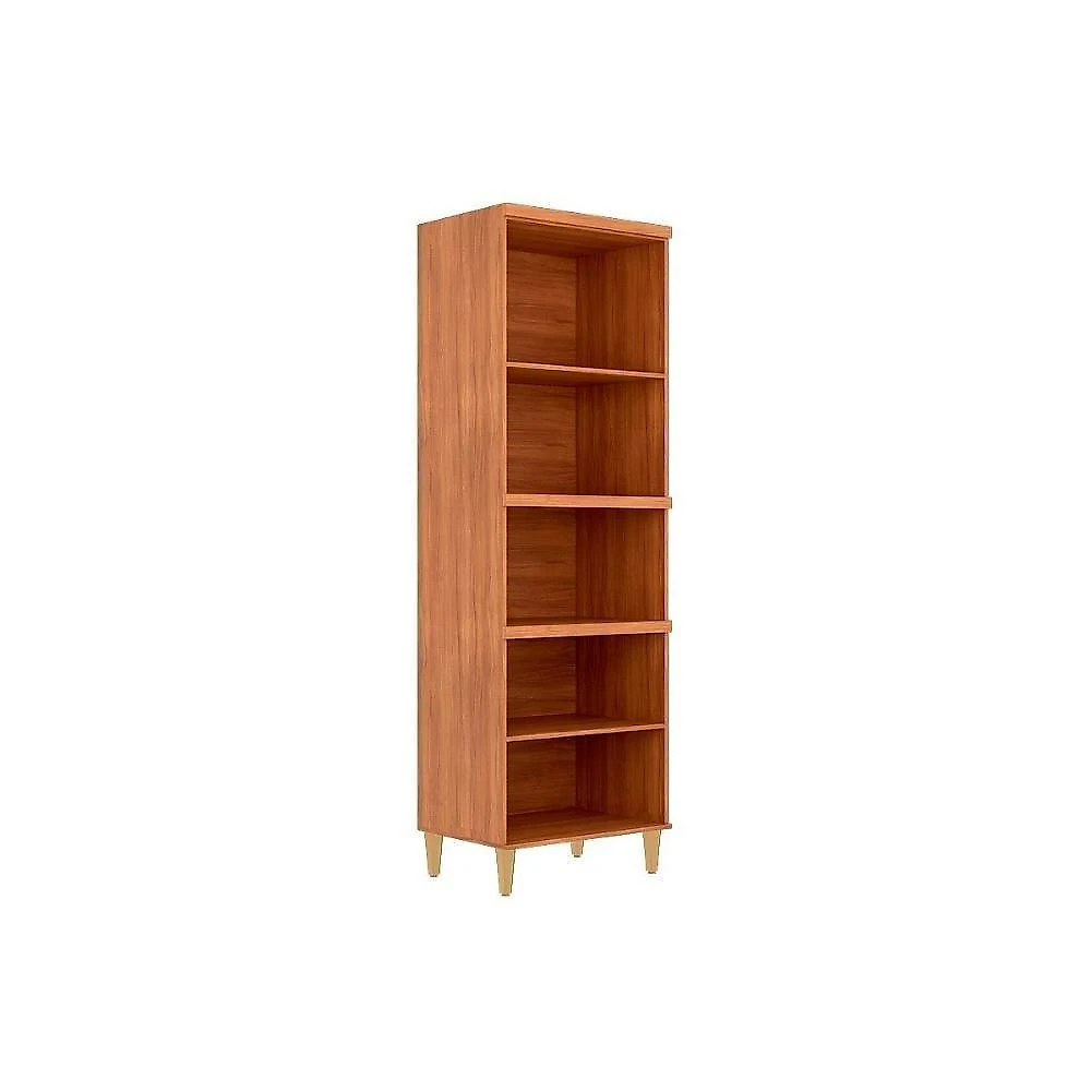 Paneleiro de Cozinha Elena 4 Portas 2 Prateleiras MDF 70CM Cinamomo e Off White MGM
