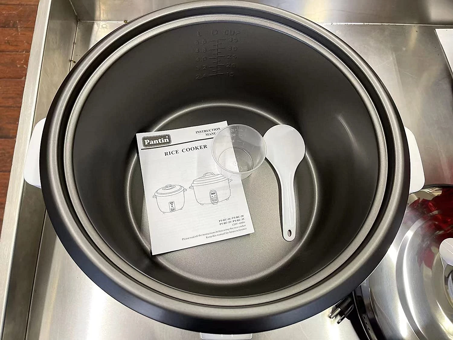 Pantin PTRC35 Panela de Arroz Elétrica 56L Multifuncional com Desligamento Automático 110V1800W Branco