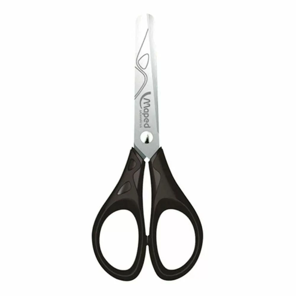 Tesoura Escolar Essentials Preta 13cm Maped