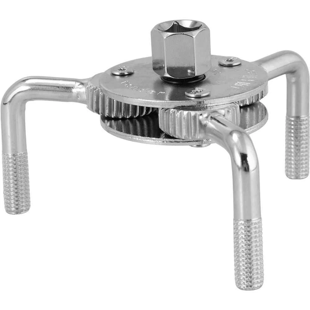 Saca Filtro de Óleo 64mm a 120mm com 3 Garras Autoajustáveis e Adaptador 1-2 Vonder