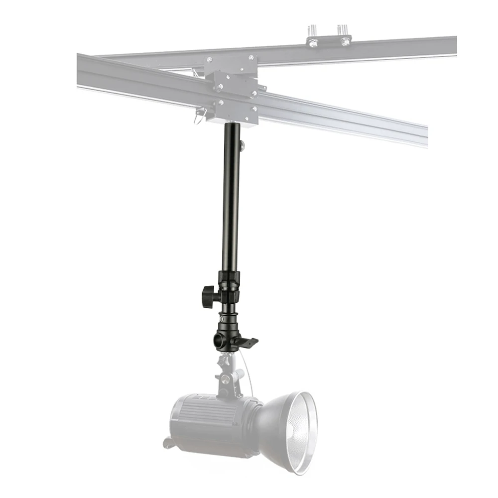 Suporte de Teto e Trilho Stand GF 120cm para Estúdio Fotográfico