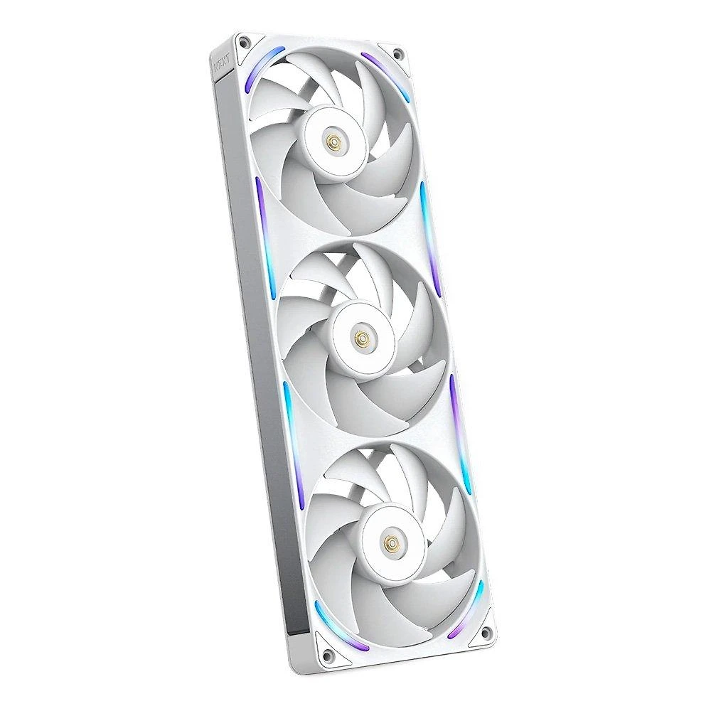 Ventoinha NZXT F360X Performance, 120mm, PWM, RGB, 3x Single-Frame, Branco - RF-U36PN-W1