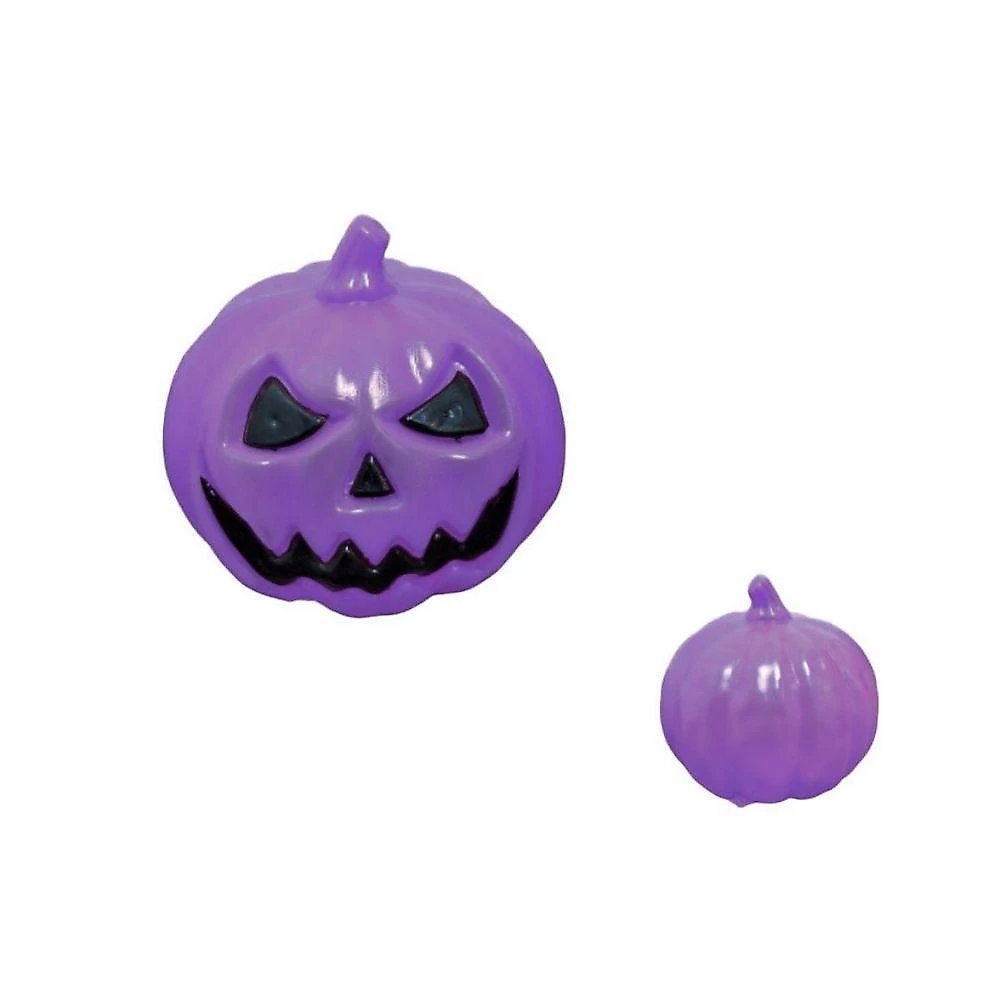 Decoração Halloween Mini Abóbora Terror Cor Roxo