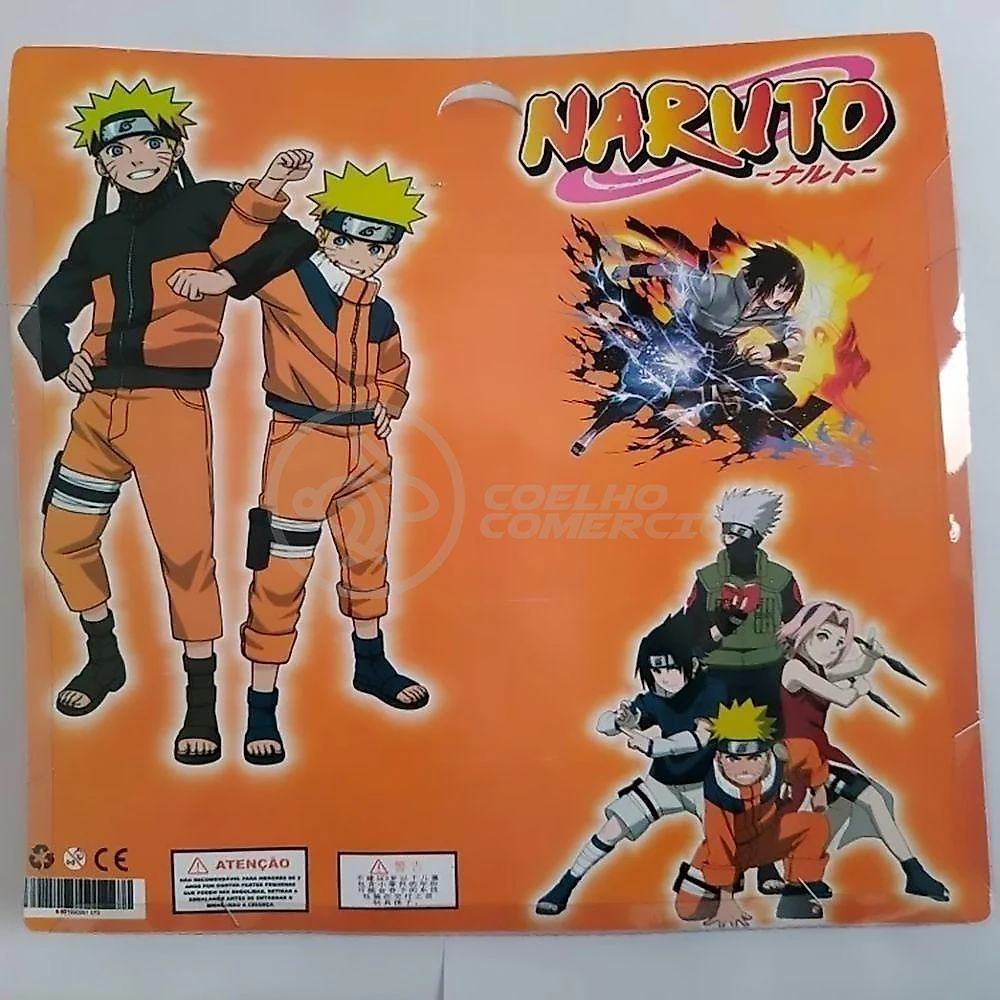 Kit Boneco Naruto 15Cm + 2 Shuriken + 1 Bandana + ...