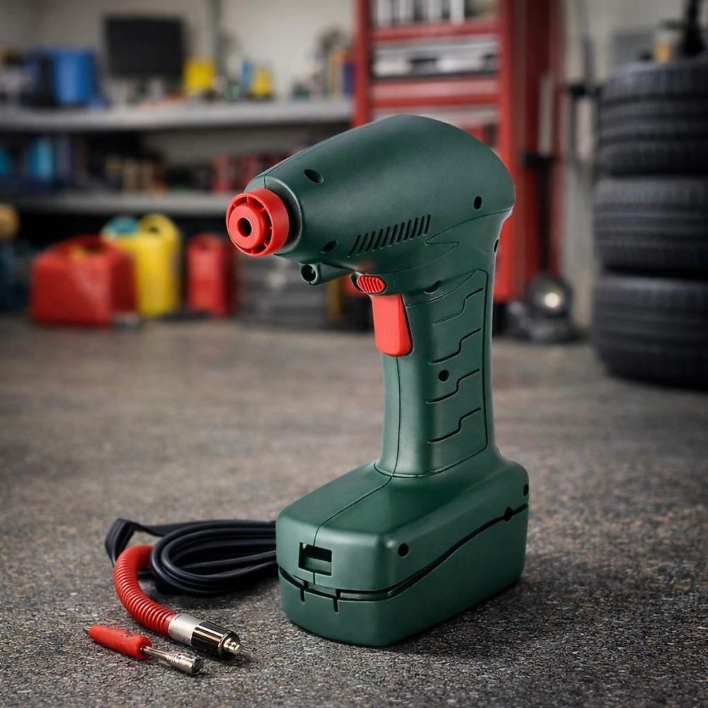 Compressor de Ar Portátil Automotivo 12V para Pneus de Veículos Bomba Multiuso de Viagem