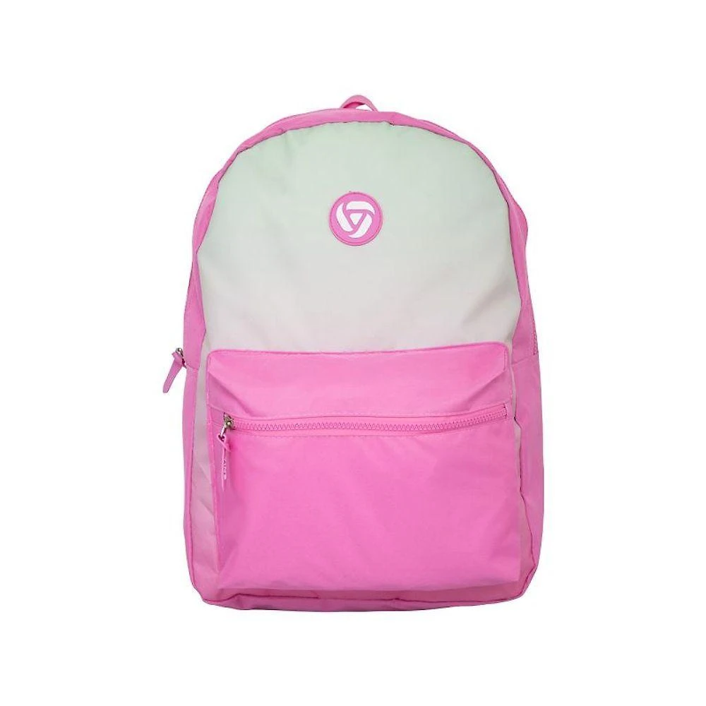Mochila Casual Yins Gradiente Em Poliéster Rosa Rosa