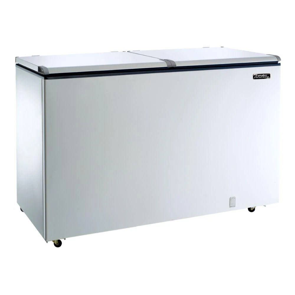 Freezer Horizontal Conservador Esmaltec ECH500 Duplex 468L Branco com Rodízios para Movimentação 220V