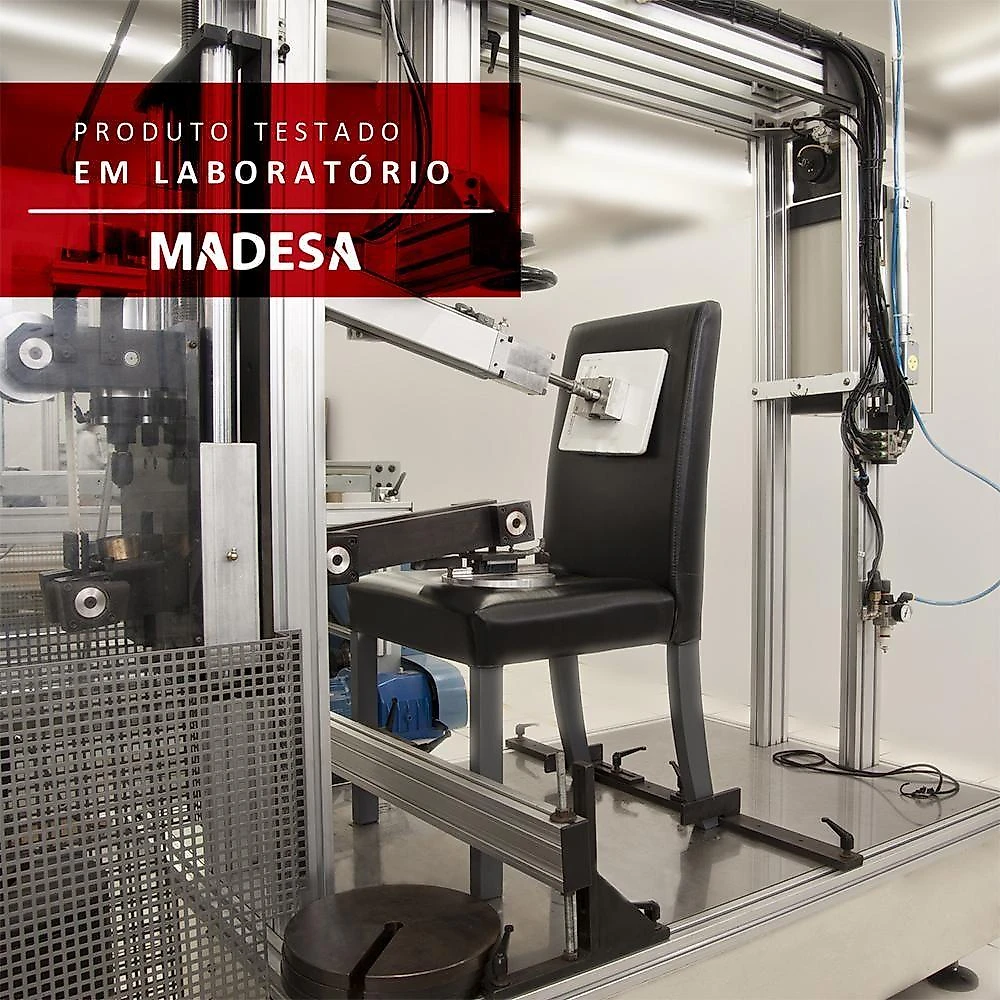 Conjunto Sala de Jantar Talita Mesa Tampo de Madeira com 4 Cadeiras Madesa