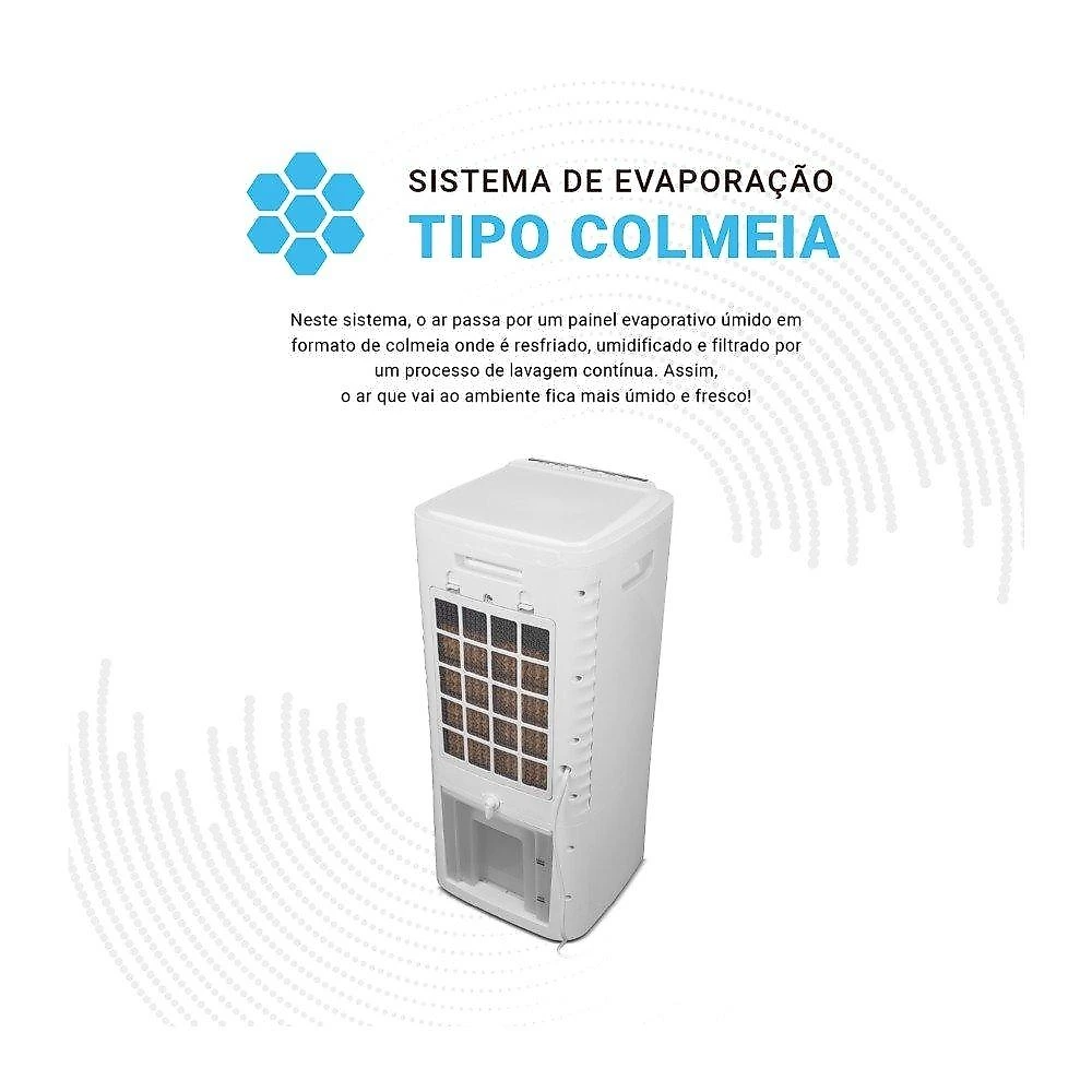 Climatizador de Ar Philco PCL05A, Frio, 5 Litros, 127V, Branco - 56251024