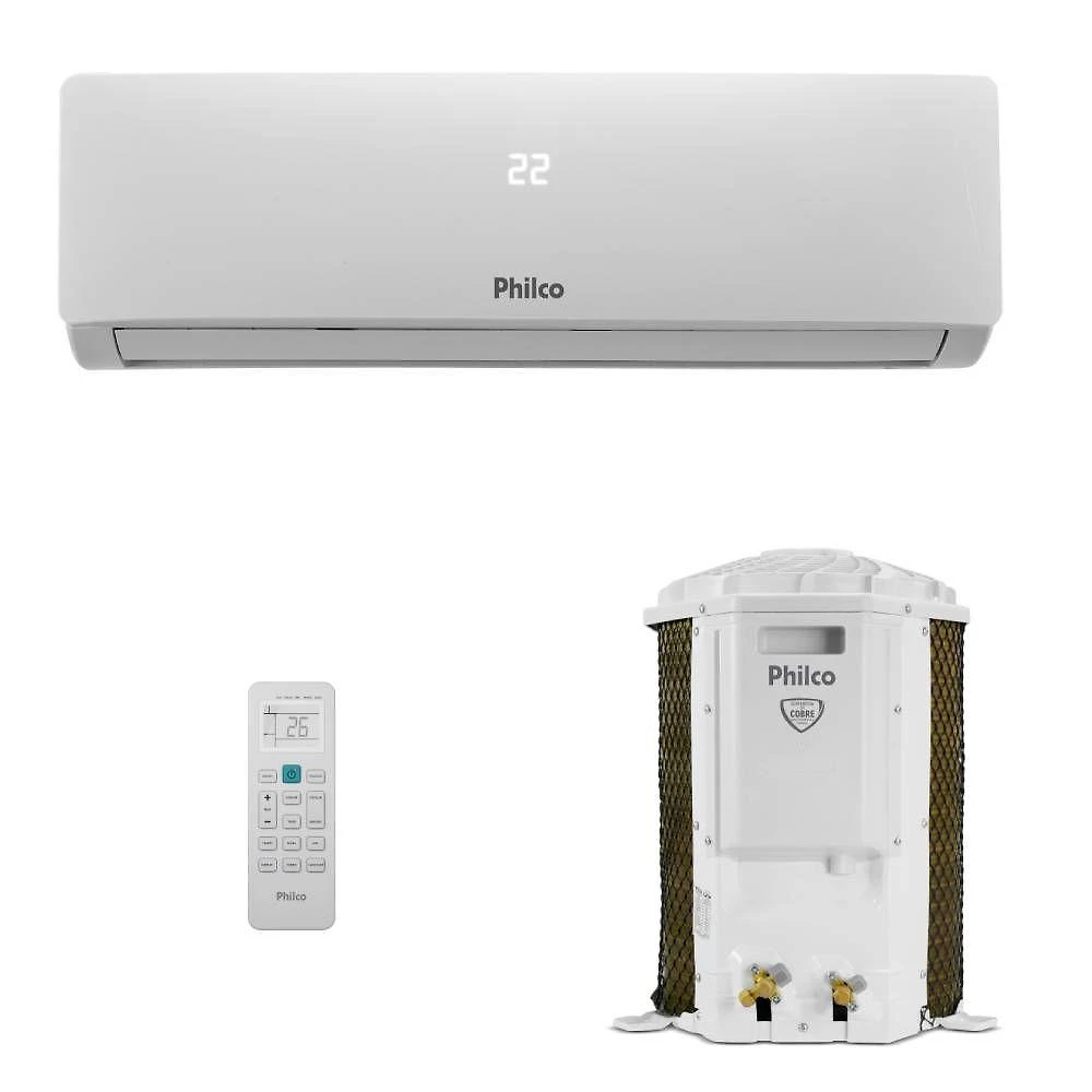 Ar condicionado split philco 12000 btus frio 220v pac12fi