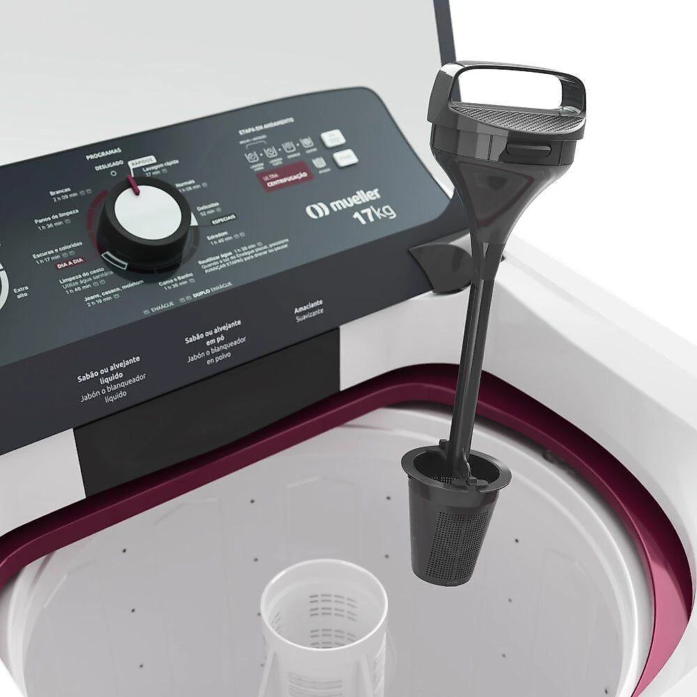 Máquina De Lavar Mueller 17kg, Com Ultracentrifugação Mla17 Branco 220V
