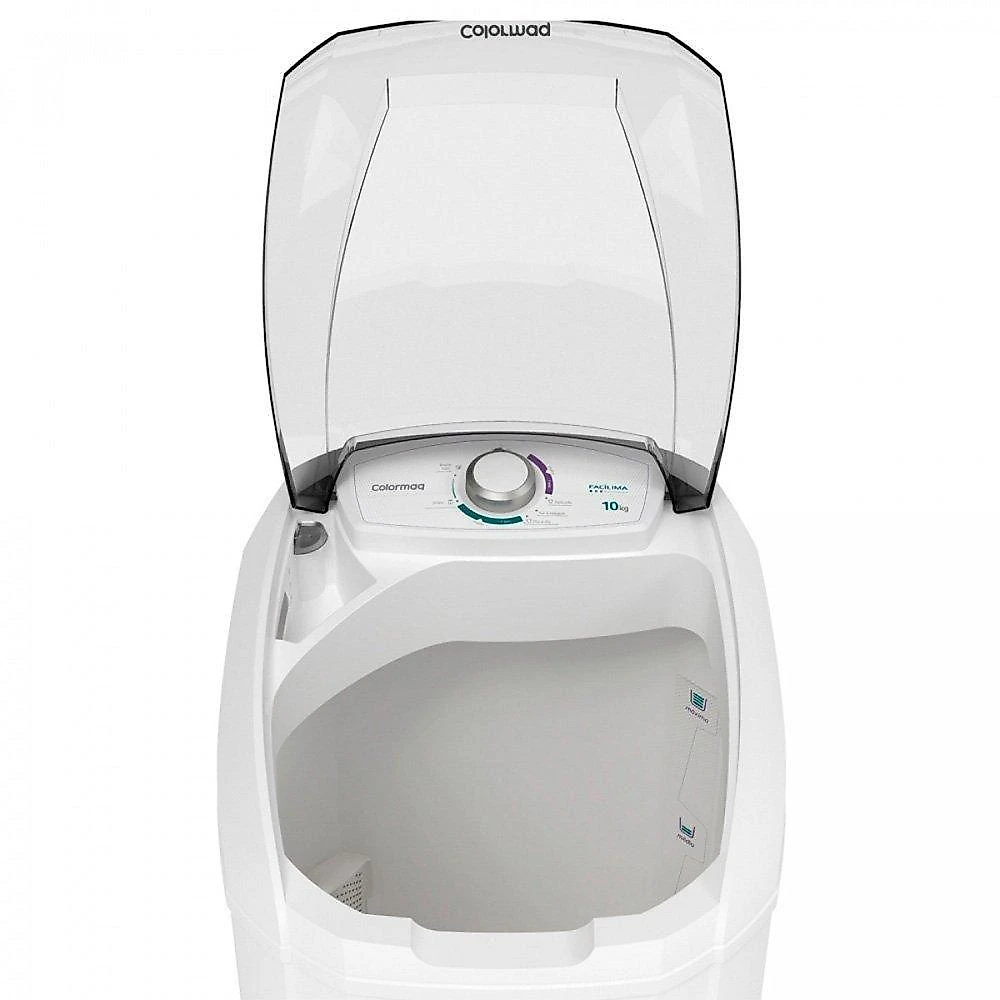 Tanquinho Colormaq Lcs 10Kg Semiautomático 127V Branco 127V 110V