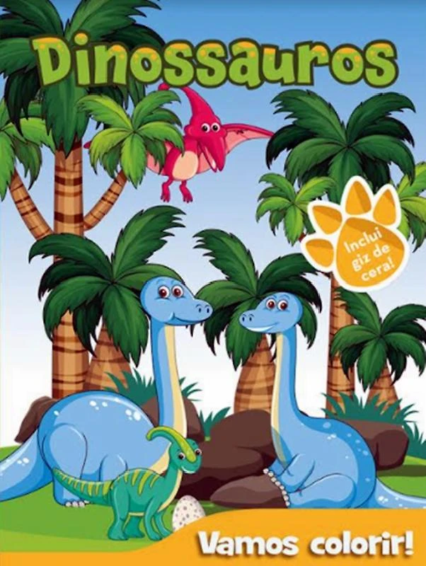Vamos Colorir - Dinossauros
