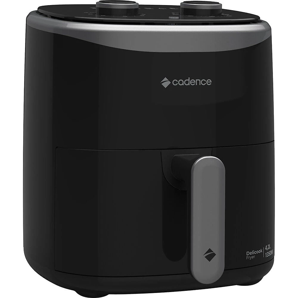 Fritadeira Air Fryer 4,2 Litros Cadence Delicook Fryer FRT420 Preto - 110V