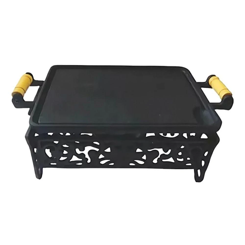 Rechaud 151RIG com Álcool Ferro Fundido Desmontável 1 Chama para Fritar e Grelhar Preto Rig